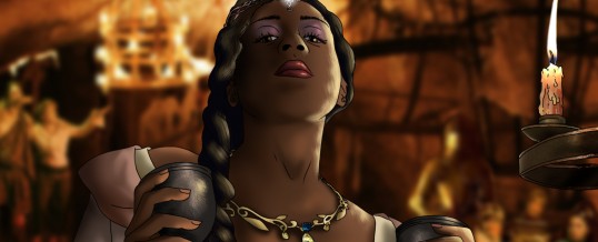 SOPHIA THOMAS animated as Omari in upcoming movie, “Custodian,” by multi-talented, Scott Storm. Currently in production!
