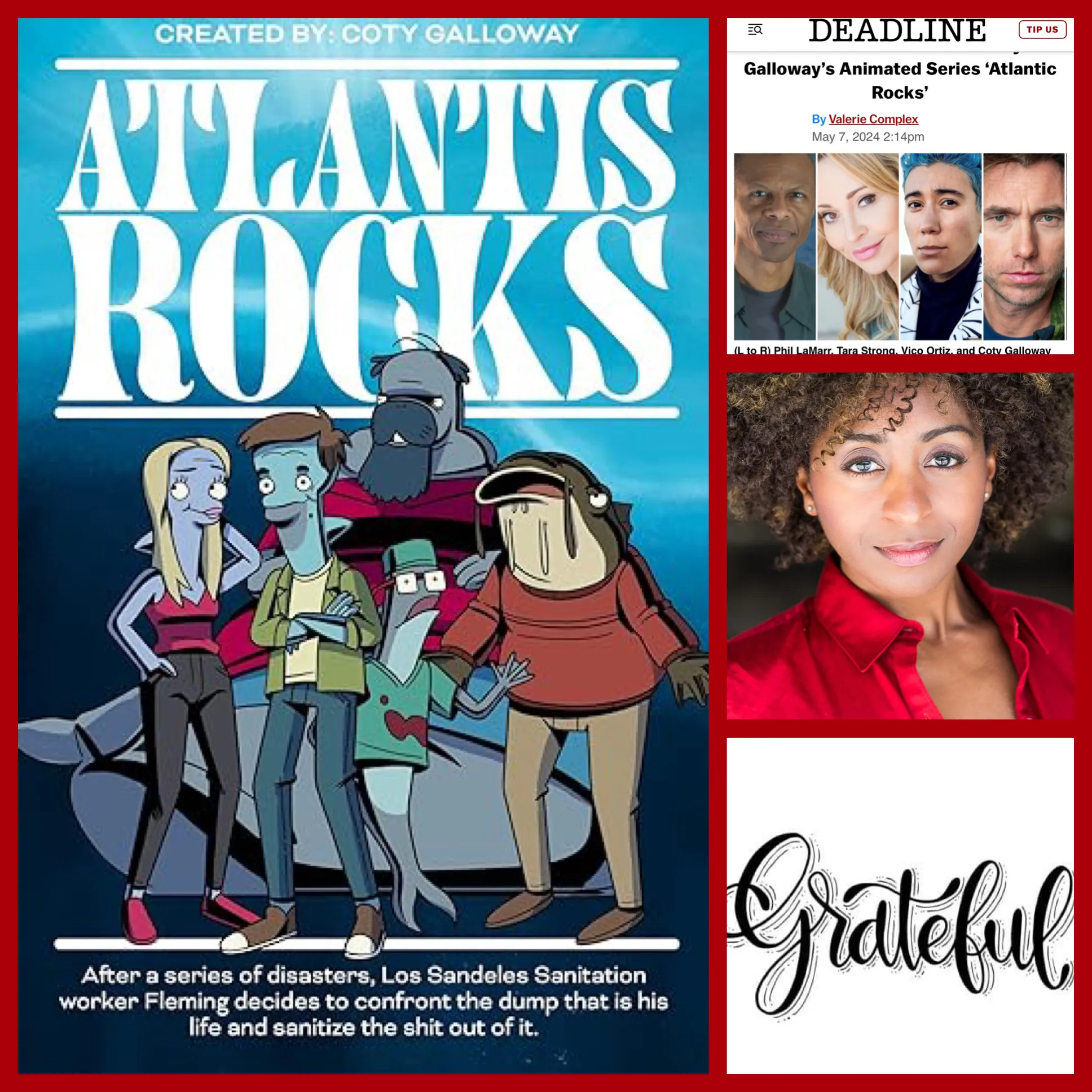 Atlantis Rocks cast announcement collage