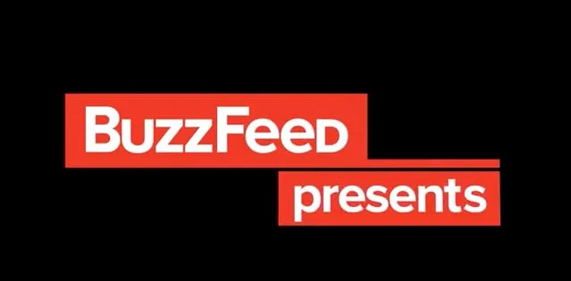 BuzzFeed presents title card: white text on red boxes against a black background.