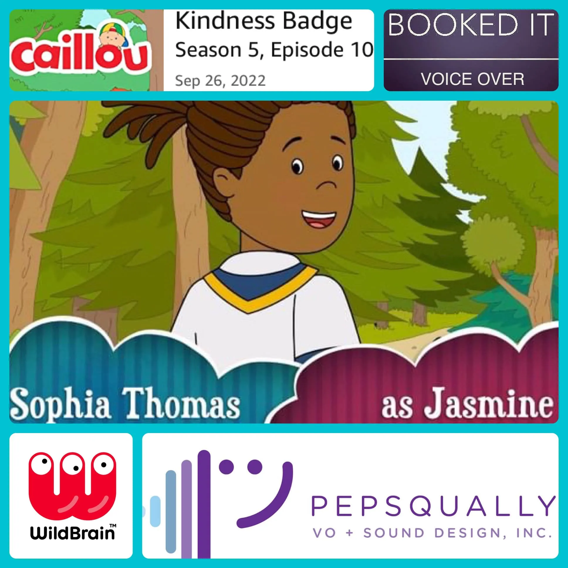 Caillou Kindness Badge episode collage