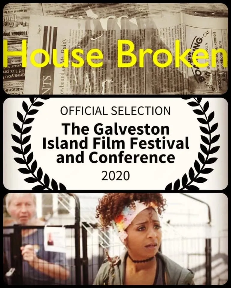 Sophia Thomas & Warren Sweeney pictured here in HOUSE BROKEN written/directed by Cathy Lynn Yonek