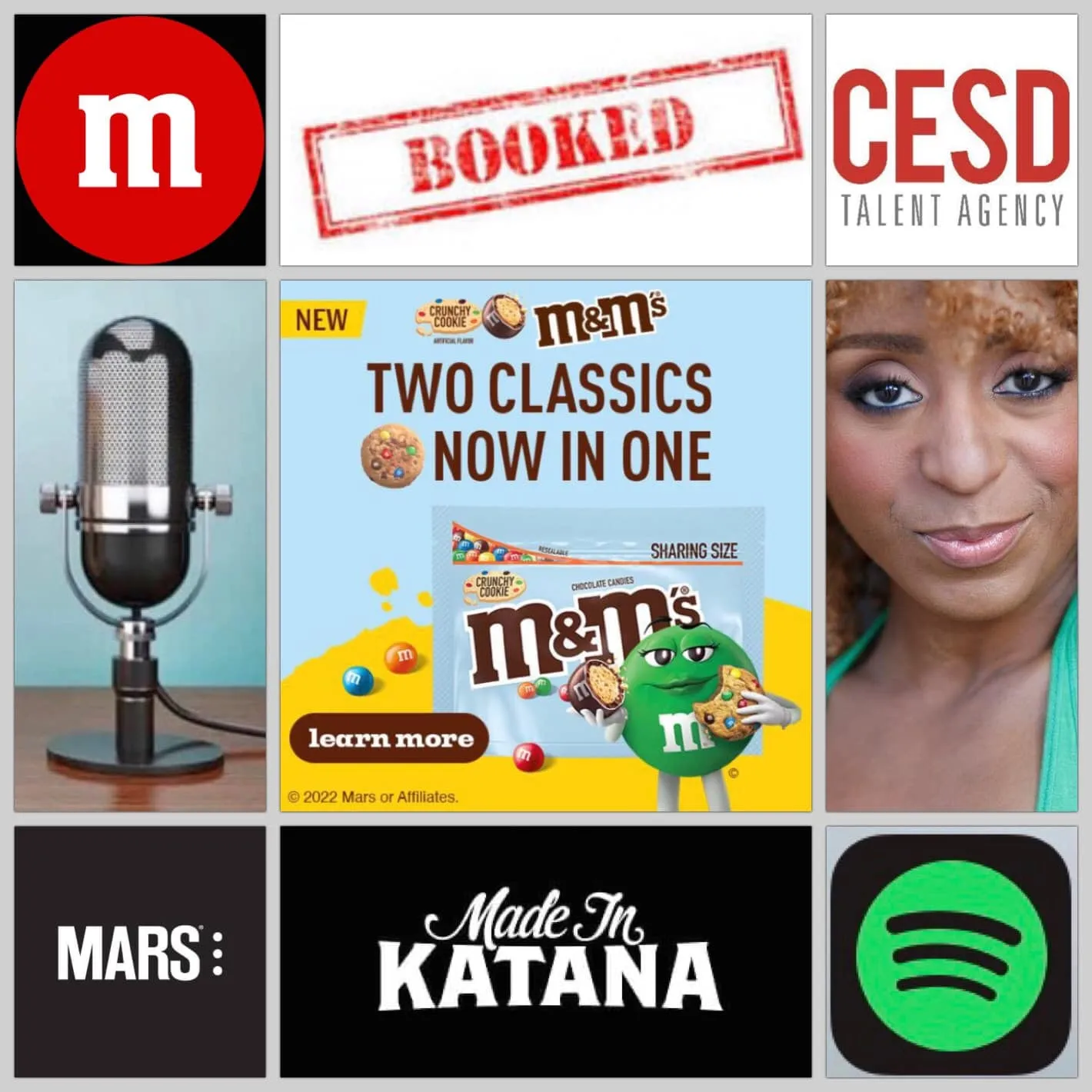 Some things just make sense together: Like cookies & M&Ms & Sophia Thomas!